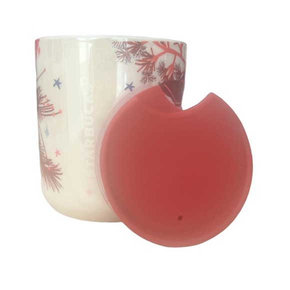 2023 Starbucks Floral Ceramic Tumbler w/ Silicone Lid โ Limited Edition - Picture 1 of 10